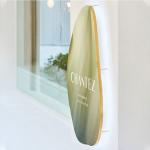 Titanium Brushed Hanging Lightbox Sign DC 12V For Shop Storefront LOGO