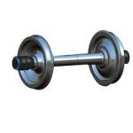 300mm Rail Track Wheels Wear Resistant Alloy Metal Material For 1000mm Track
