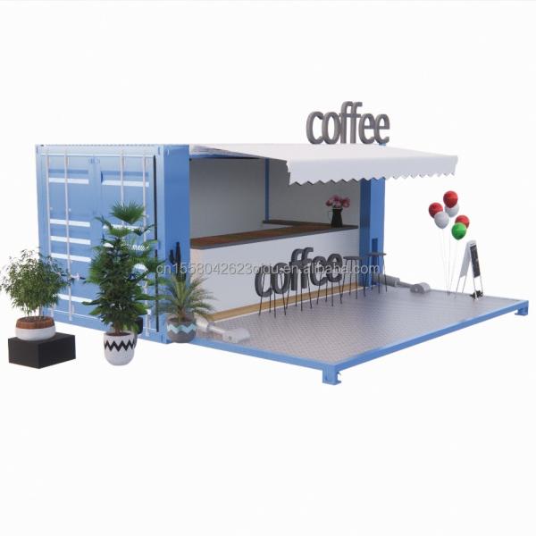 50/75/100mm Wave Sandwich Panel Wall Luxury 20ft Foldable Container House for