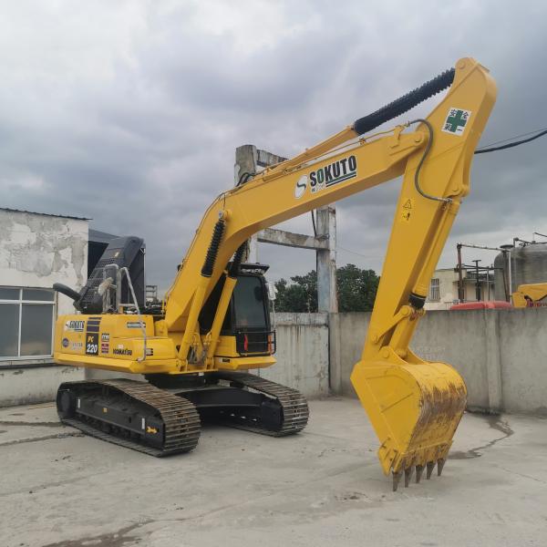 Second Hand Komatsu PC220-8 Excavator Original Japan 22Ton Operating Weight 2023