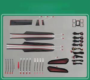 Wholesale Ambient lights RGB carbon fiber Radium carving + saddle fiber for Porsche Macan (2018-2024) from china suppliers