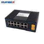10/100/1000M Managed Gigabit Fiber Ethernet Switch 12 UTP Port to 2 SFP Ports