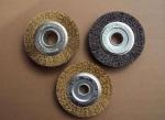 6 Inch Thick 30mm Paint Removal Derusting Brass Wire Brush