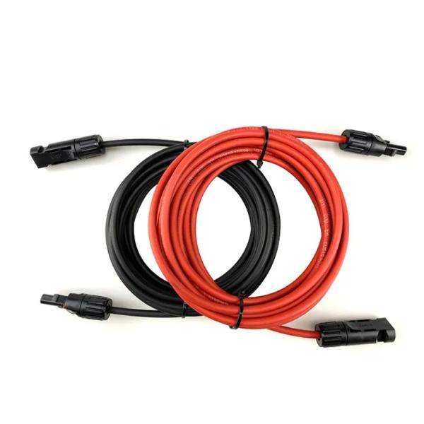 High Voltage 1500/1000V Solar Panel Extension Cable Harness 12AWG / 10AWG for