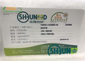 Wholesale 40 Mesh Pattern Full Cross White Non Woven Fabric , Non Woven Material from china suppliers