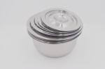 10pcs Cooking stock pot multi size round shape stewed pot set metal steel basin