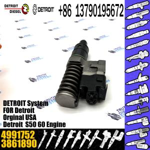 Wholesale Common rail fuel injector 4991752 3861890 5234785 5235575 5237466 for Detroit Diesel series 60 11.1 and 12.7 L from china suppliers