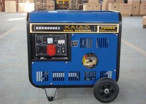 Wholesale Three Phase Open Frame 6.3kva Diesel Generator Low Fuel Consumption KDE6500X3 from china suppliers