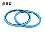 HBY-BUFFERING seal PU+NY Sky Blue+Black color For Excavator Machine Hydraulic