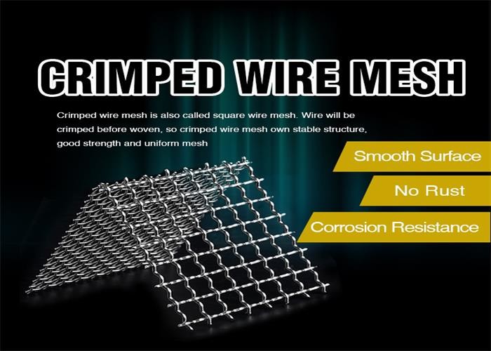 Galvanized / Carbon Steel Wire Mesh Single / Double Intermediate Weave Pattern