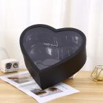 Custom Heart-shaped Rose Packaging Transparent Cover for Luxury Mothers Day Gift