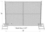 temporary chain link fence rental