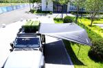 Straight Bracing Type Outdoor Patio Folding Side Awning Waterproof Sun Shade