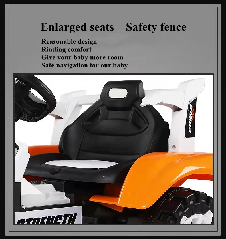 6v Electric Tractor Ride On Car for Children N.W 10KG and Age Range 2 to 4 Years