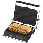 Electric Digital Contact BBQ Smokeless Grill Home Cooking Appliance Detachable 6