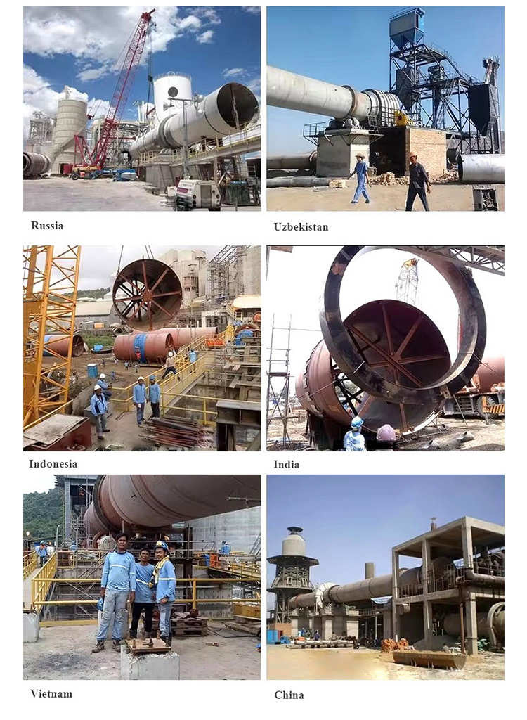 Metallurgy Rotary Kiln Dryer Cement Electric Gas Roaster Rotary Kiln