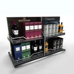 Facial Mask L Shape Display Stand Countertop Custom Cosmetic Display Stand