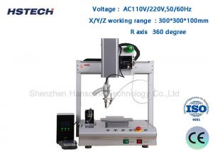 China Single Doubel Soldering Iron / Tip Rotation Available Desktop Soldering Machine on sale