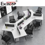 2 4 6 People Office Partition Cubicle Workstation Modern Design Office Furniture