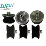 OEM Wear-resistance V-groove Rubber Coating Wheels For Guide Moving