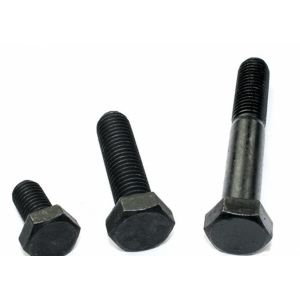 A193 B7 heavy black stud bolt with 2h nut