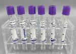 EDTA Anticoagulant Blood Vacuum Container For Glycosylated Hemoglobin HBAIC