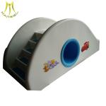 Hansel baby electric bridge wooden play house with slide game center for sales