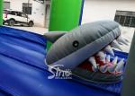 Outdoor Commercial Jungle Shark Inflatable Obstacle Course For Kids And Adults