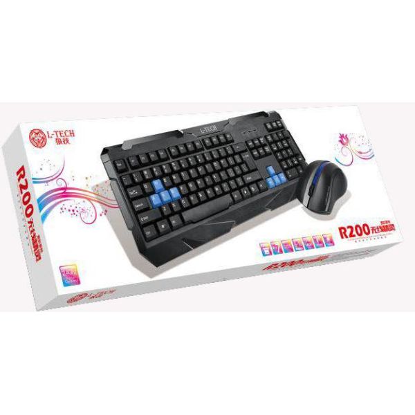 Office Computer Hardware Devices , 2 . 4Ghz Digital Cordless Gaming Keyboard Mouse Combo