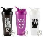 China factory Customized 28Ounce Black Shaker Bottle Perfect for Protein Shakes