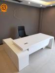 High Strength Solid Surface Office Furniture Executive Office Desk SGS