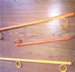 Customized Painted Grounding And Earthing Products Steel Material Earth Stake