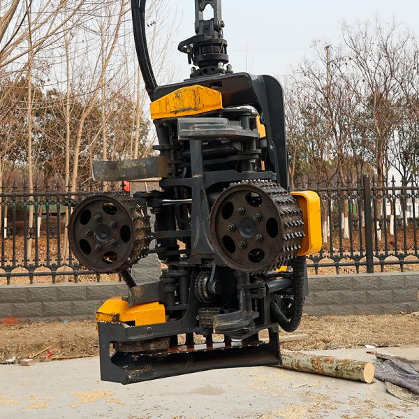Forestry tree harvester automatic whole tree felling machine cutting machine cutter wood splitter log cutter head