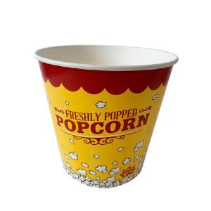 Wholesale PE Coating 85 Oz Popcorn Bucket Biodegradable Big Popcorn Bucket For Home Cinema from china suppliers