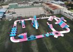 Professioanl Inflatable Floating Water Park , Water Amusement Park Obsatcle