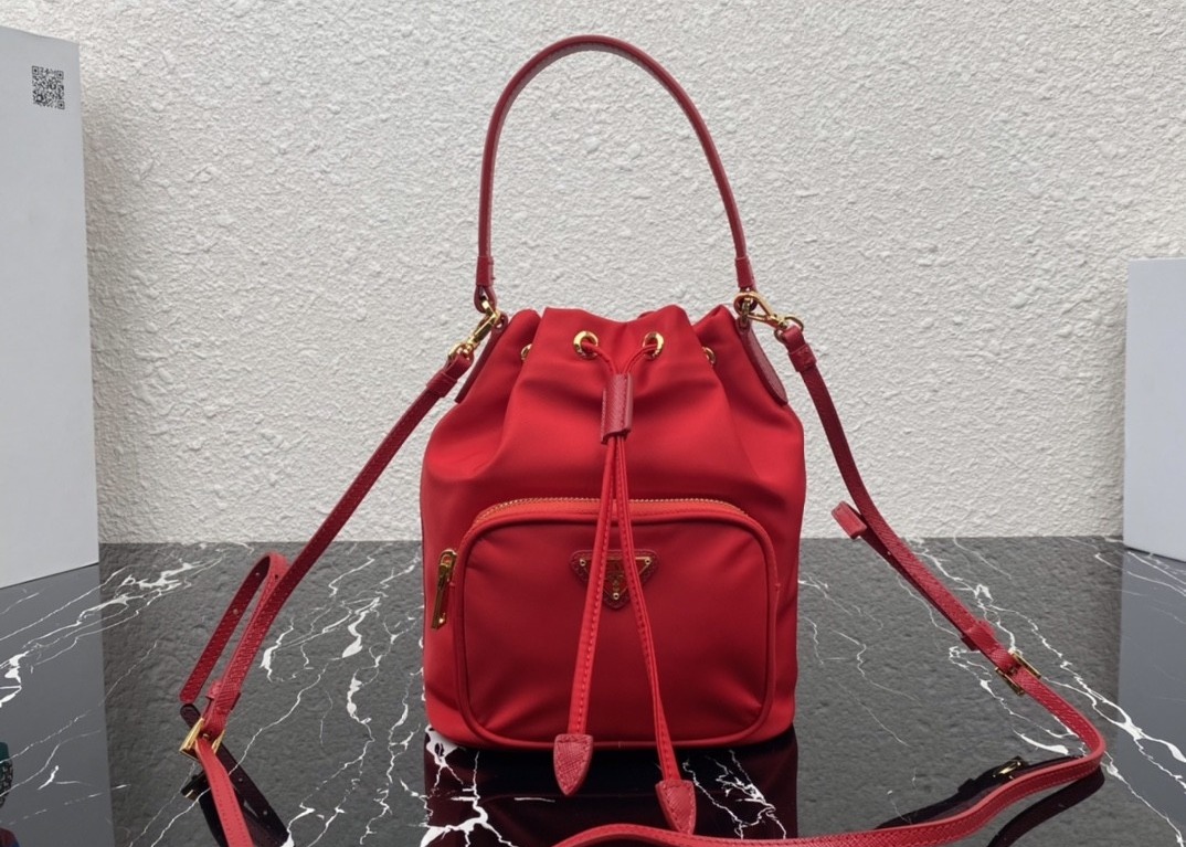 Bucket Nylon Cross Body 23cm Luxury Canvas Bag Big Capicity