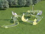 Slide Swing Playground Climbing Net Slip Resistant Childrens Indoor Climbing