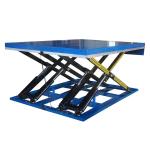 Transverse Double Scissor Lift Tables 2 Ton Max Height 39.37in Large Platform 2