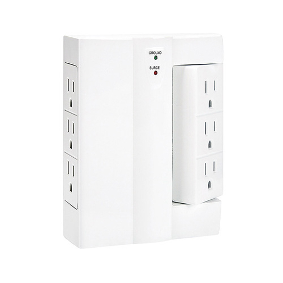 Wall Power Socket And Wall Tap One Input 6/3 Rotable Outlet 2 USB Surge UL cUL passed