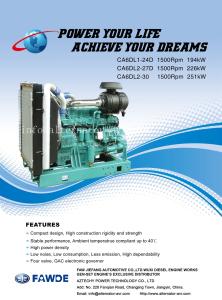 Wholesale 176KW-251KW 6DL Series of FAW Diesel Engine from china suppliers