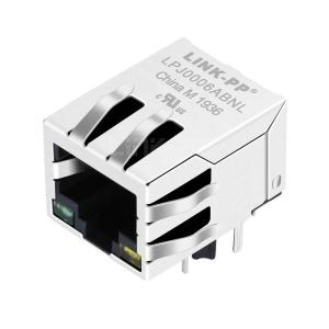 Wholesale LPJ0006ABNL 10/100 Base-T Shielded RJ45 Female Connector Green/Yellow LED from china suppliers