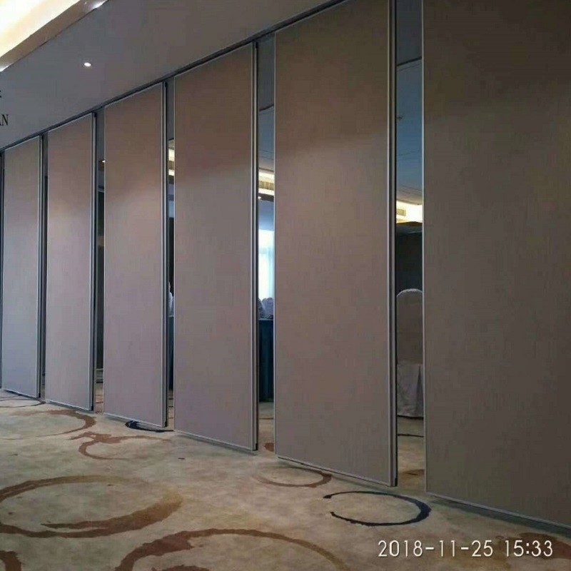 Sliding Aluminium Acoustic Partition Walls Hotel Soundproof Folding Operable Partitions