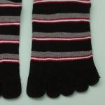Custom Size Nylon Short Sports Ankle Socks With Toe Socks Type
