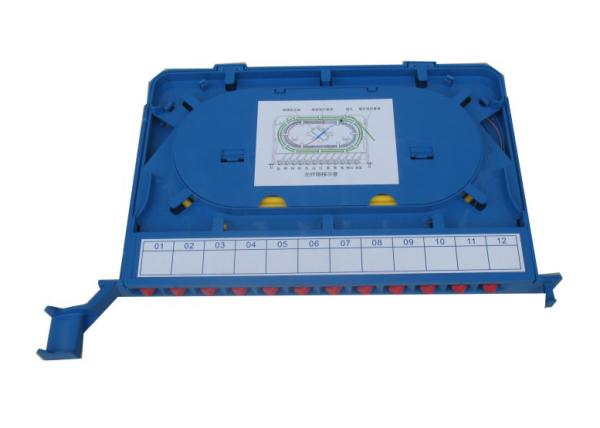 12port Fiber Optic Distribution Box , Welding Distribution Module Tray for ODF