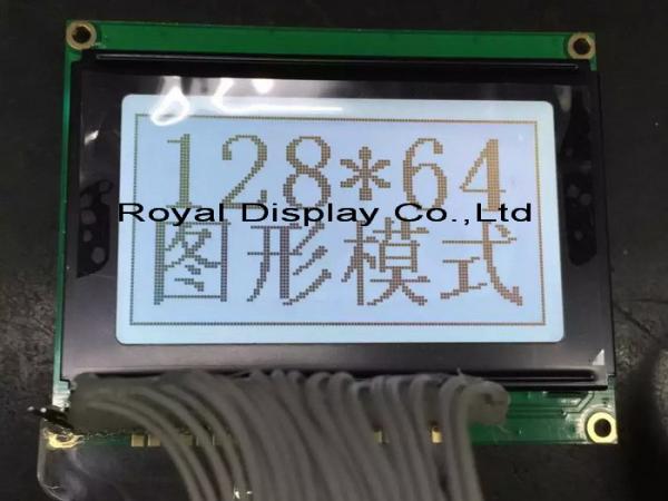 128*64 Graphic LCD Module Color Optional 20 PIN AT0107/AT0108 STN Wide