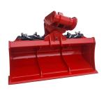 High Strength Steel Q355B NM400 Excavator Tilt Bucket 0.1-5 CBM Capacity