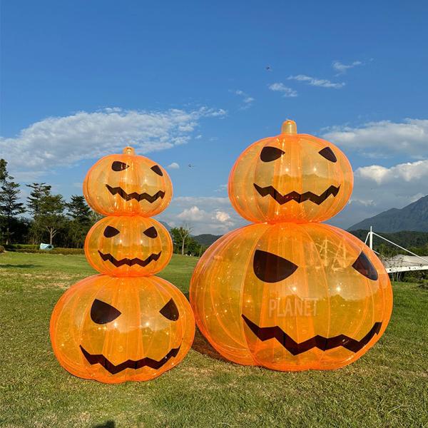 Airtight Halloween Inflatable Orange Pumpkin Inflatable Pumpkin Model Party