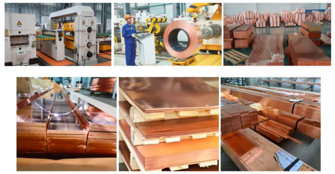 C1100 C18200 Copper Cathode Plate C70600 T2 C11000 C1221 Thick Copper Sheet