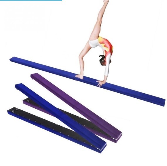 Foldable Rectangular Lightweight 10cm Gymnastics Balance Beam