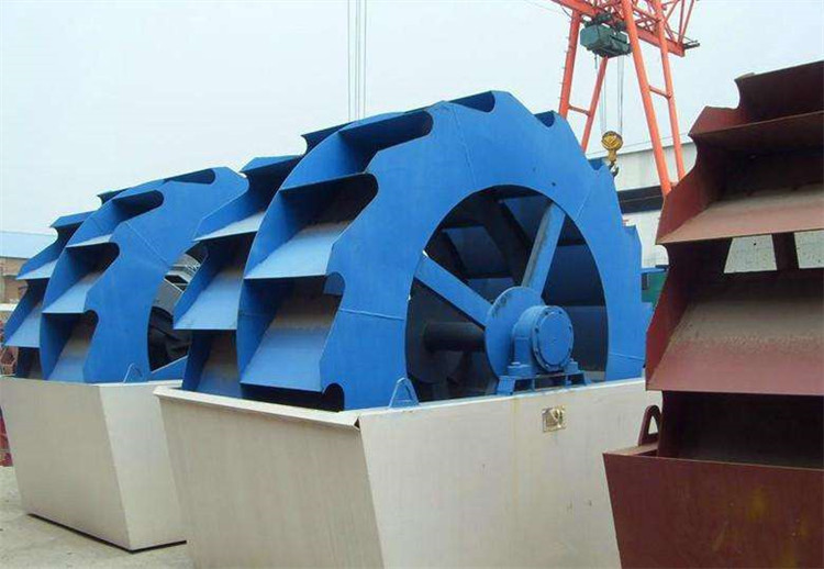 20-50 T/H Bucket Sand Washer Customized Color Stable Operation 0-10mm Feeding Size
